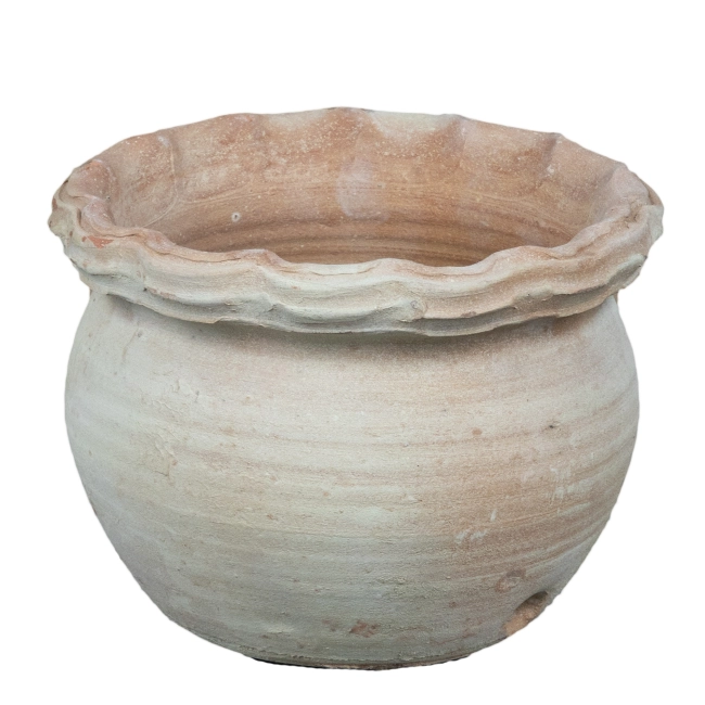 Donica ceramiczna włoska BT25 ONDULATO